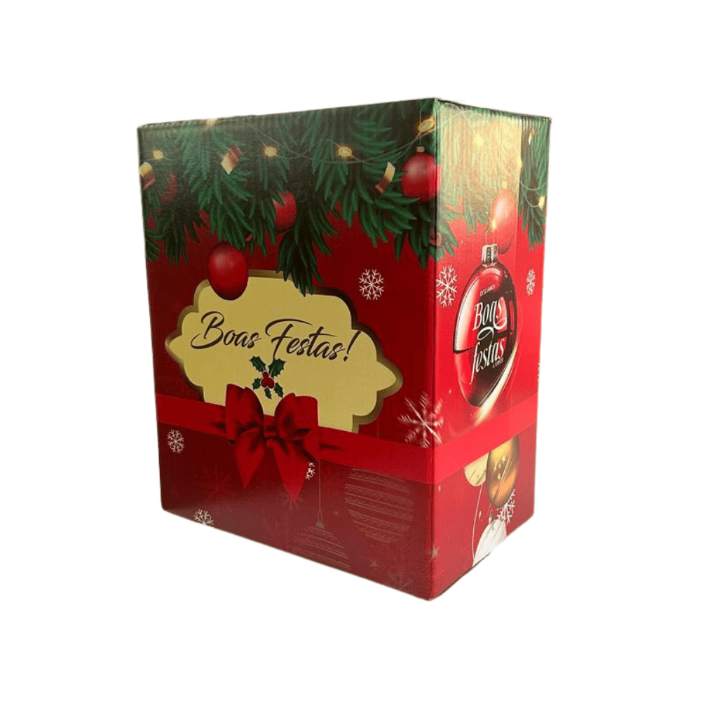 10 Caixas Cesta De Natal Festas 29x20x34 Para Presentes em Oferta na Shopee