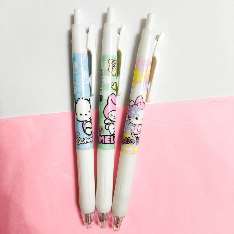 Kit de Canetas | Canetas Sanrio | Hello Kitty | My Melody | Pochacco | Papelaria Fofa | Papelaria Criativa