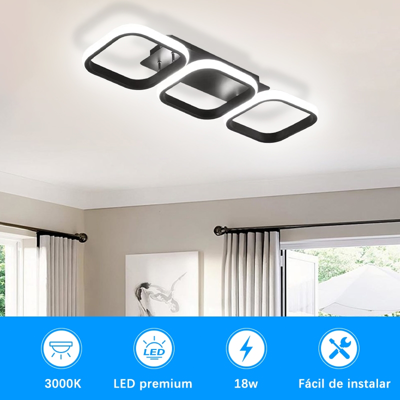 Luminária De Teto Led Minimalista Moderna Pendente Lustre Plafon para Sala Quarto Cozinha Ceiling Light em Oferta na Shopee