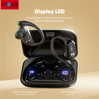 INOVA Fones De Ouvido Sem Fio Pendurados Sem Fio Mini Bluetooth Handsfree Estéreo À Prova Dwaterproof Água Com Microfone em Oferta na Shopee