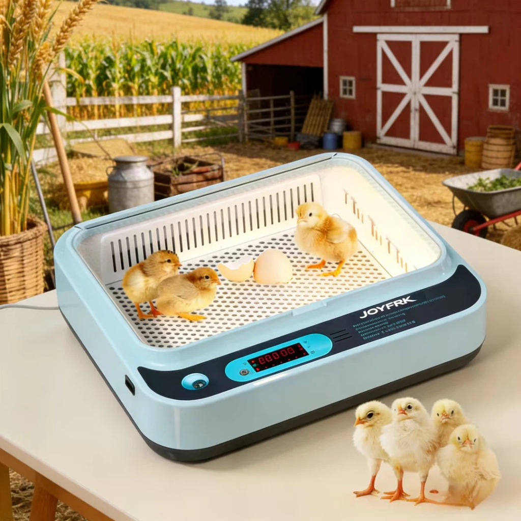 Chocadeira Automática48- 64 ovos Rolagem Com Ovoscópio Incubadora automática de dupla voltagem em Oferta na Shopee