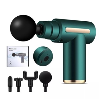 Novo modelo Massageador Pistol Elétrico Alta Frequência Profissional Muscular Relaxamento Portátil em Oferta na Shopee