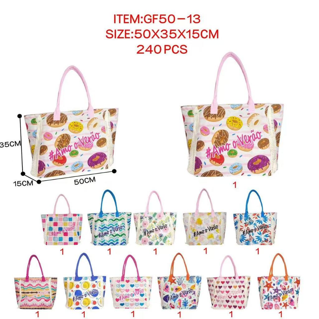 Kit Bolsa Palha Feminina de grande capacidade e resistência+ Viseira Aba Longa Piscina Pra...