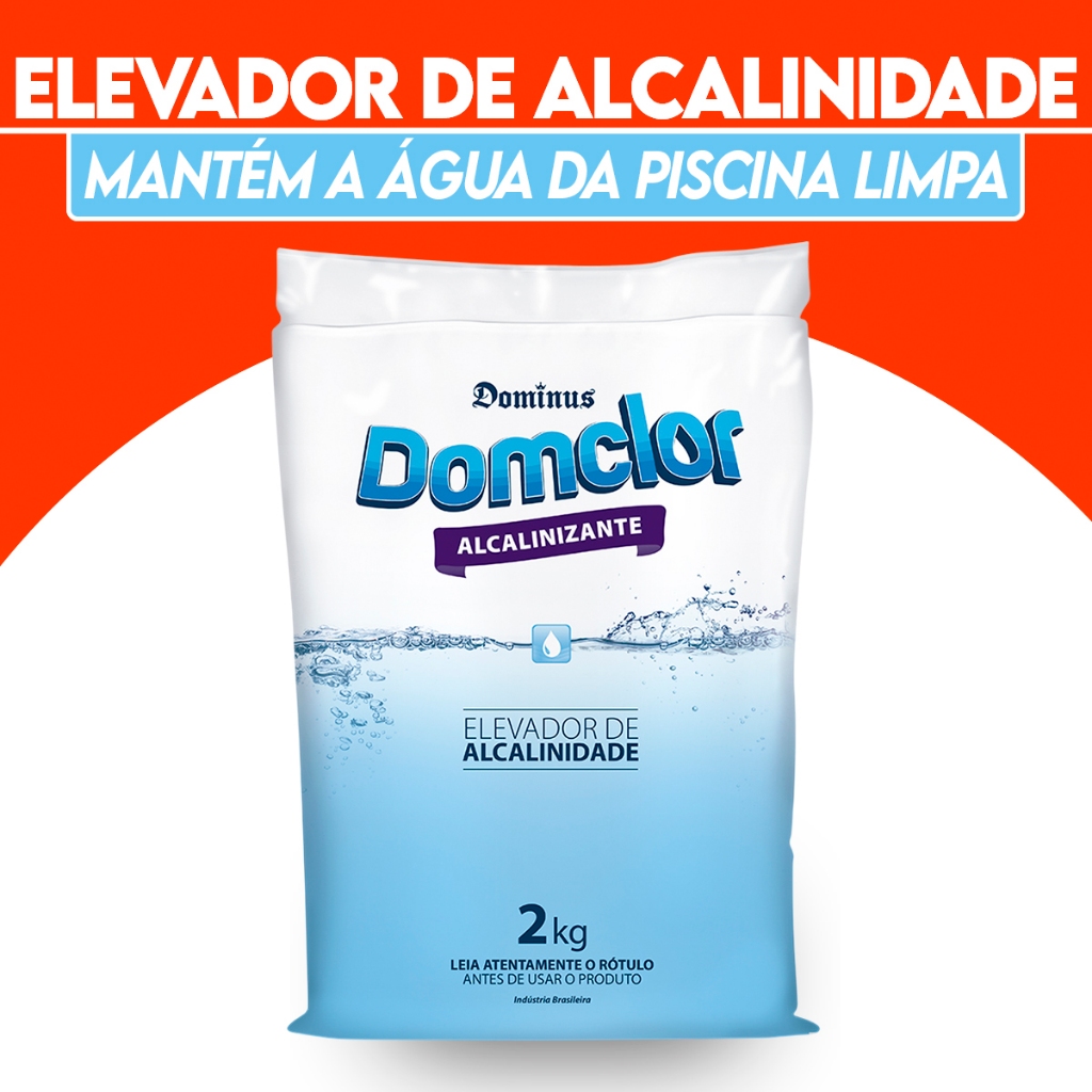Elevador De Alcalinidade Ph Certo Alcalinizante Domclor Para Piscinas 2kg
