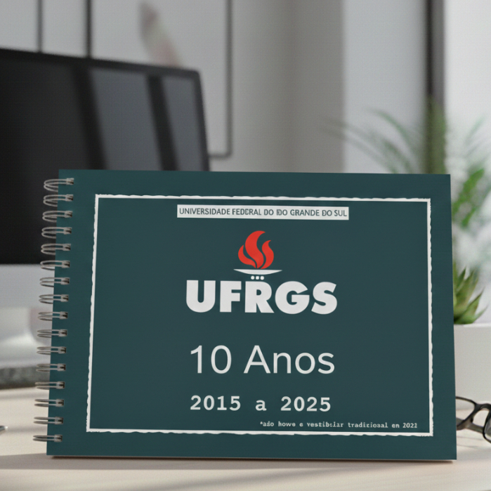 APOSTILA UFRGS 2025/2026 - Caderno de Provas + Gabarito + Folhas de Redação