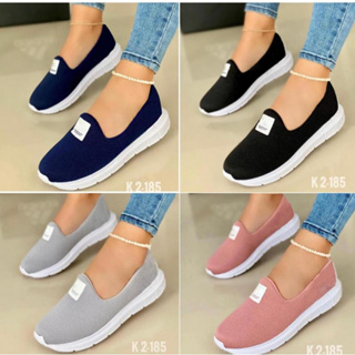 Sapatilha Feminina Adulta Yate Slip-On Casual Leve e Macia em Oferta na Shopee