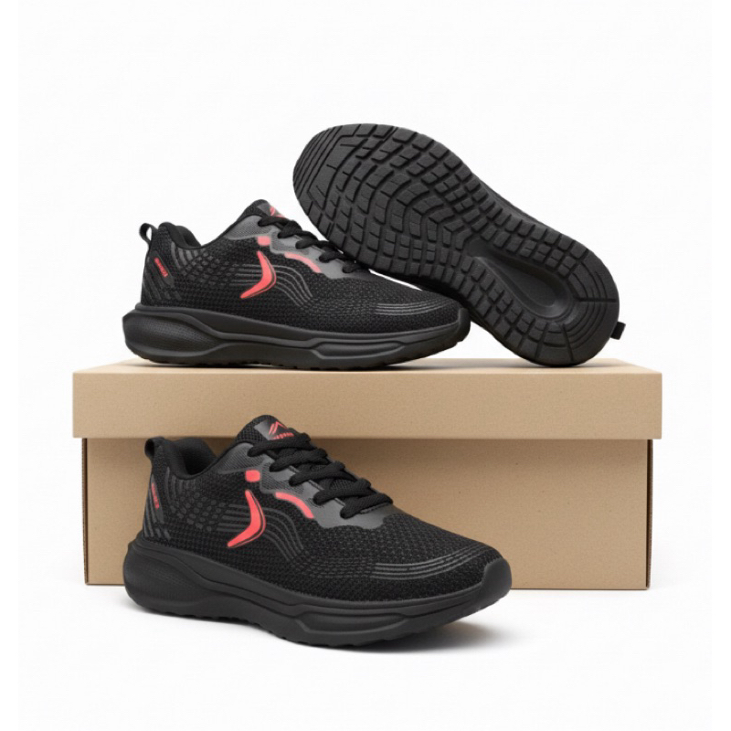 tenis feminino preto com solado antiderrapante para academia, corrida e dia a dia. em Oferta na Shopee