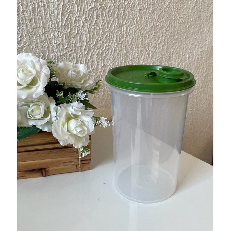 Tupperware Guarda Suco 1 litro transparente/verde