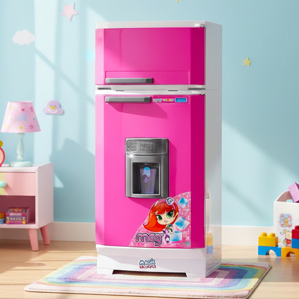 Geladeira Duplex De Brinquedo Magic Super Lilás Sai Água De Verdade Com Sons E Luzes - Magic Toys em Oferta na Shopee