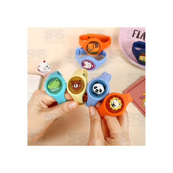 Pulseira De Mosquitos Repelente Infantil Citronela - Modelos Sortidos
