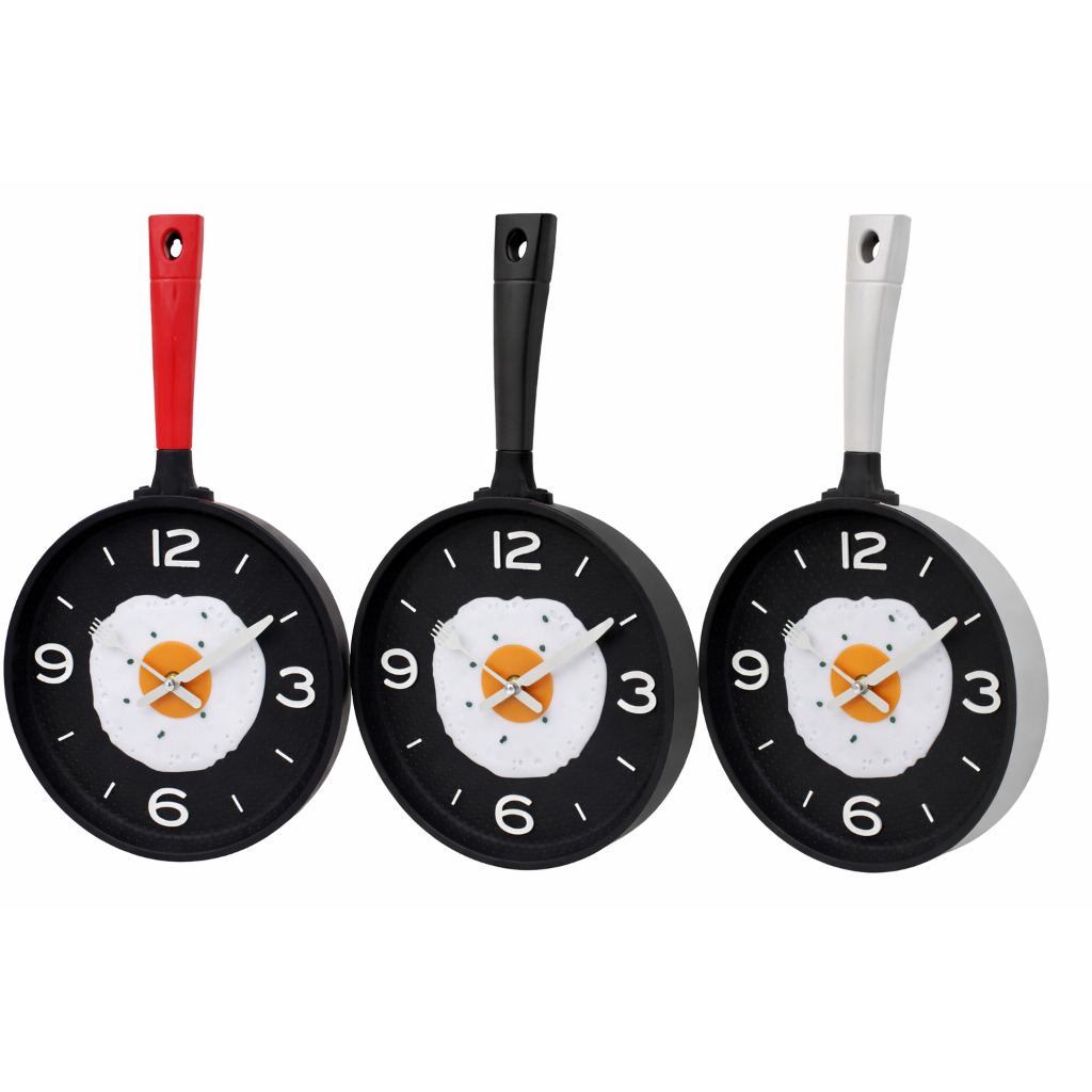 Relógio de Parede Frigideira Ovo Frito Decorativo Cozinha em Oferta na Shopee