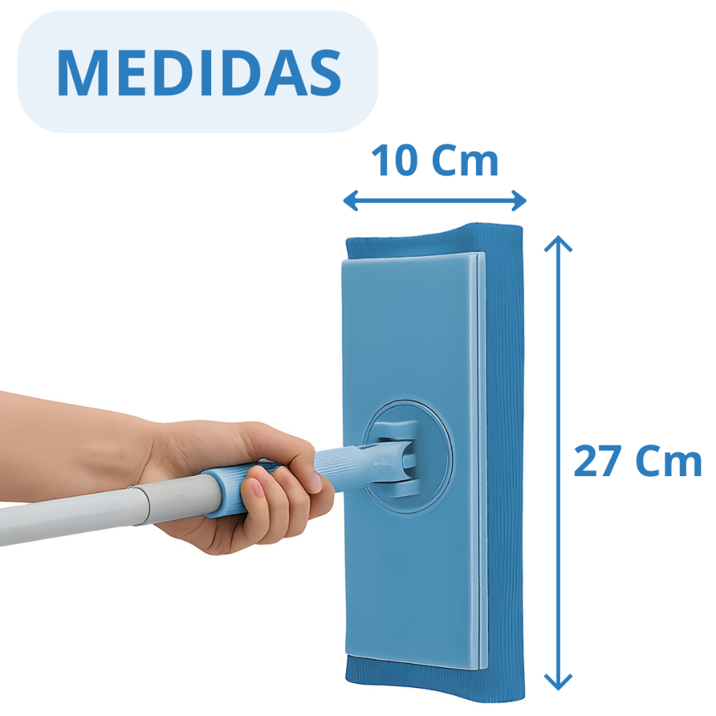 Detalhes do Mop Clip Celeste Limpa Cozinha Lavanderia Banheiro Casa Arrumada