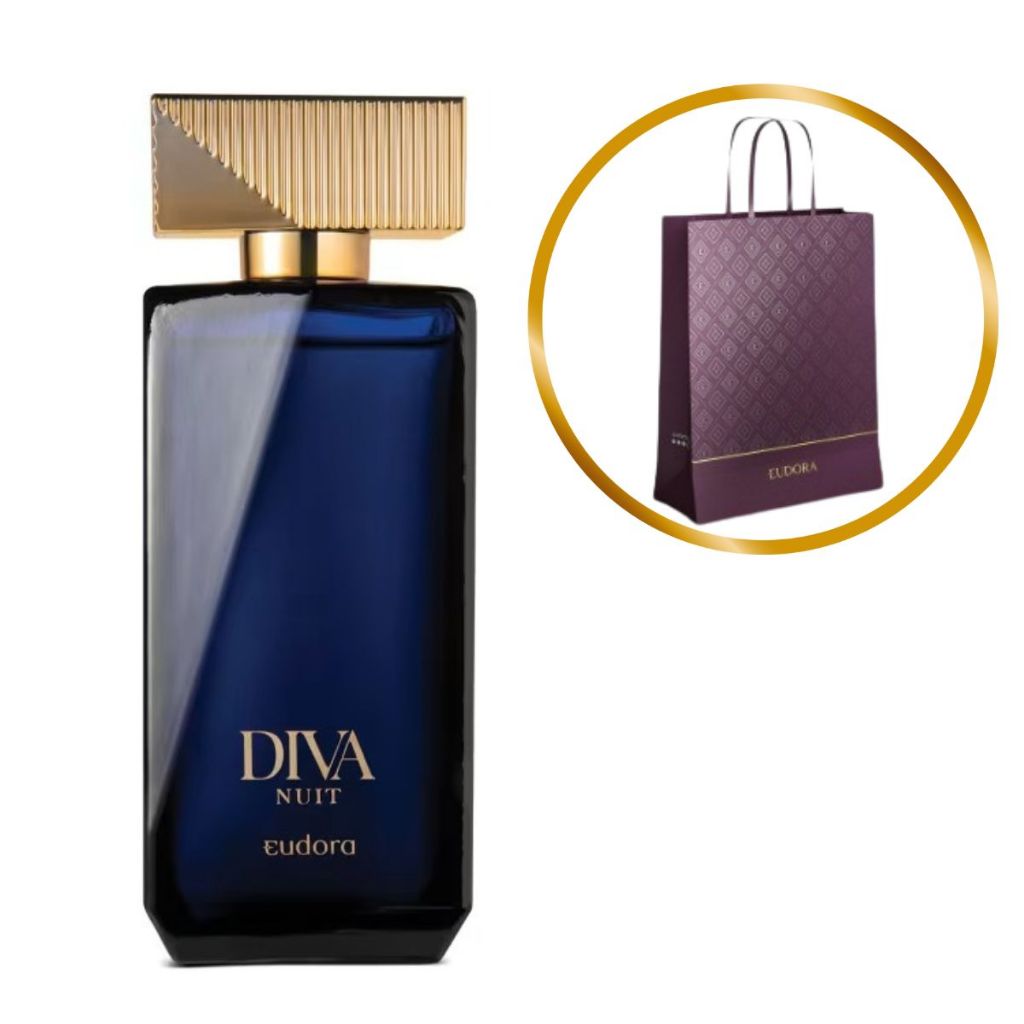 Eudora Diva Nuit Deo Colônia 100ml / Presente