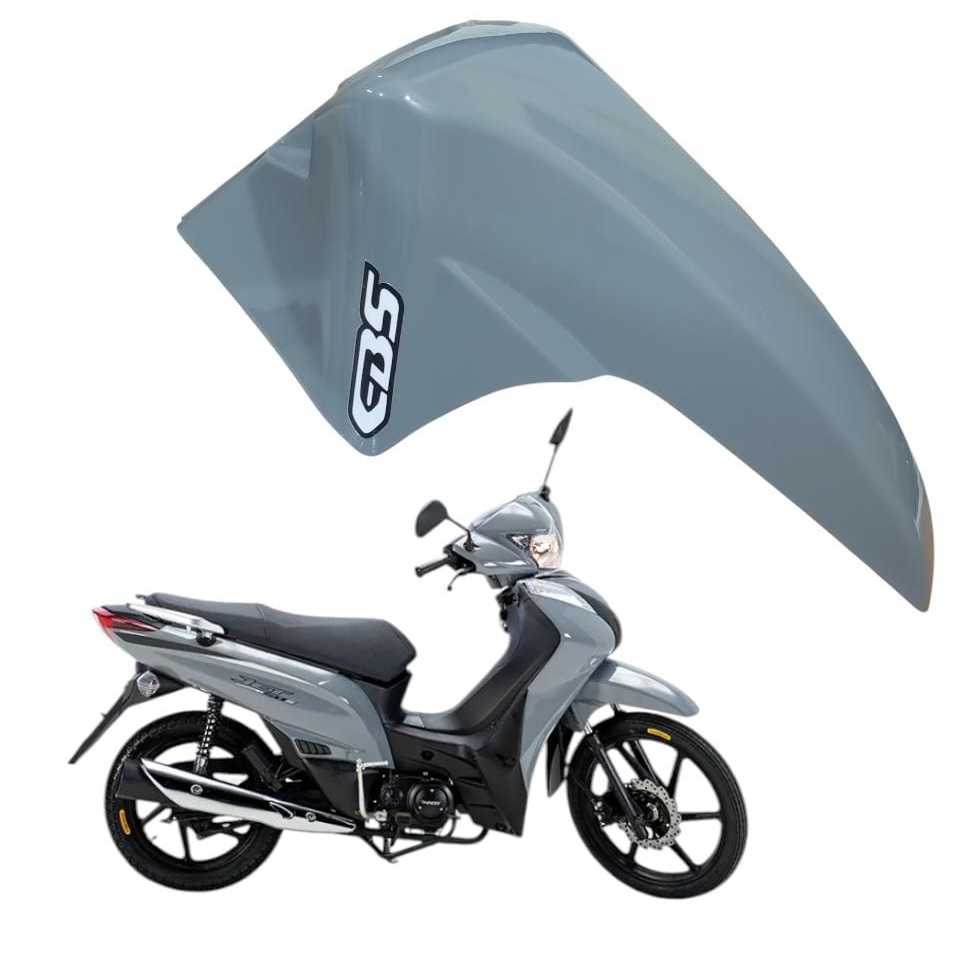 PARALAMA DIANTEIRO SHINERAY JET 50S/125S/50X/125X CINZA C/ADESIVO