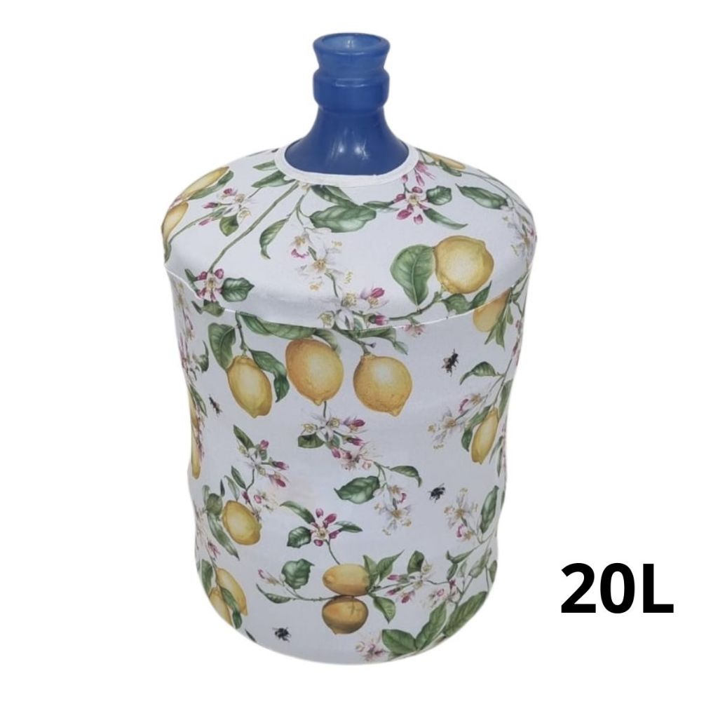 Capa Para Galão De Água 20l Invertido Estampa Limão Siciliano Invertido