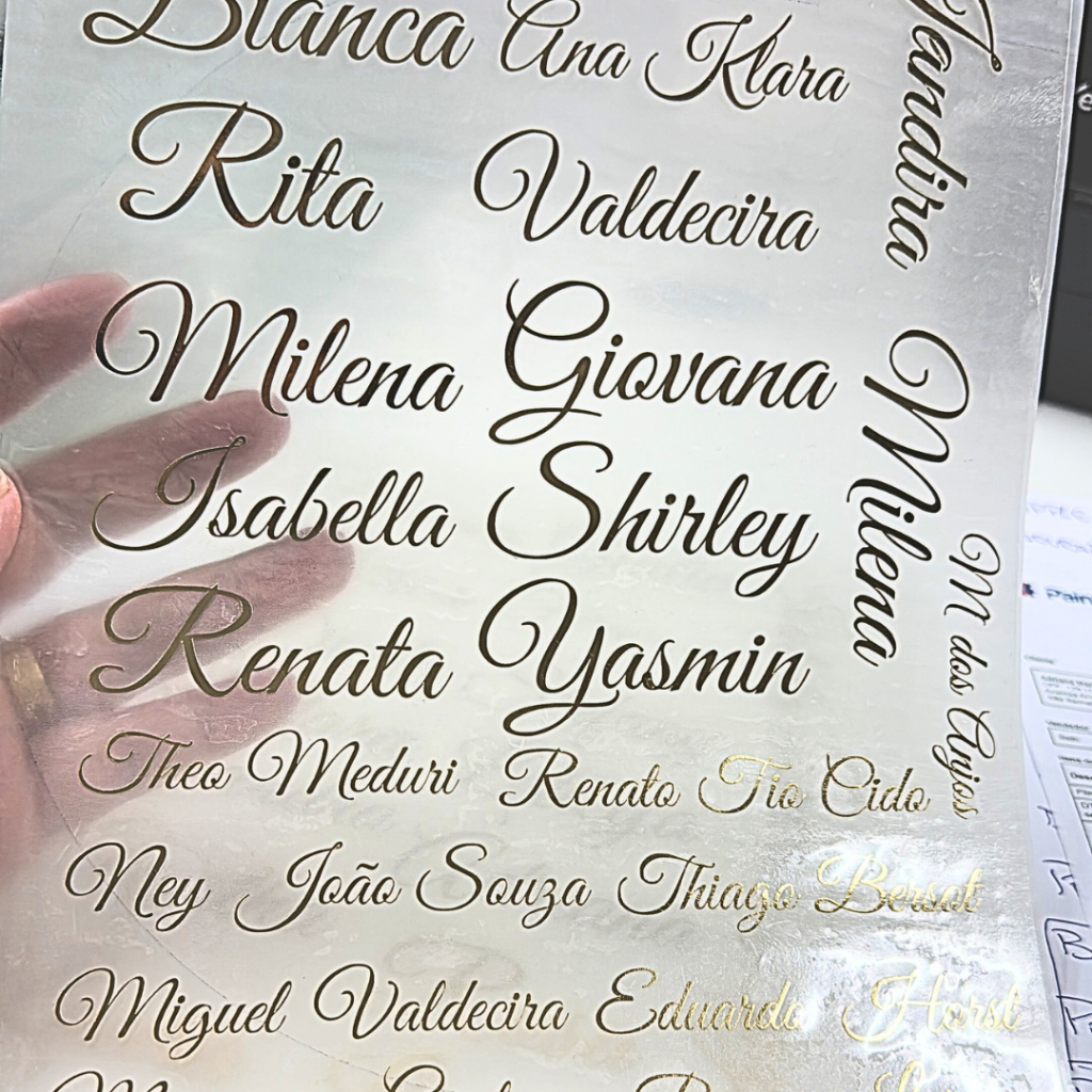 Letras Adesivas Douradas: Onde Comprar | BuscaProdutos