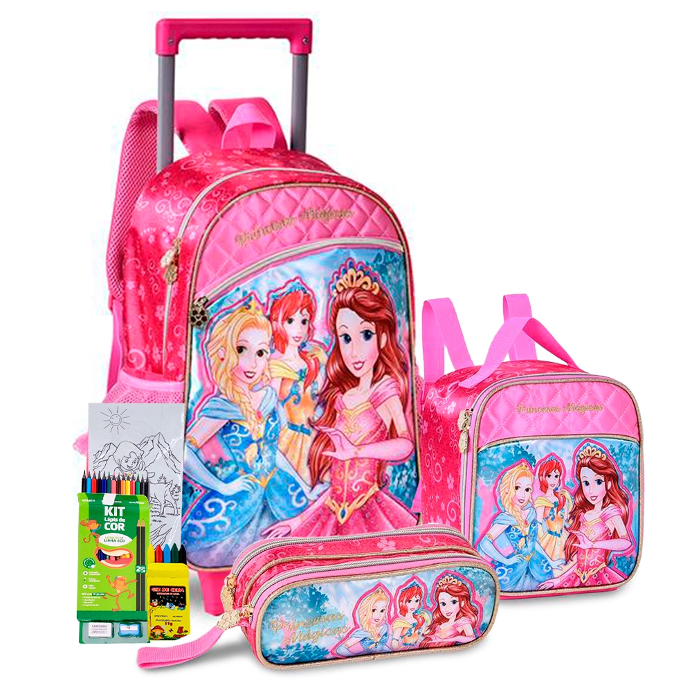 Kit Mochila Princesas: Onde Comprar | BuscaProdutos