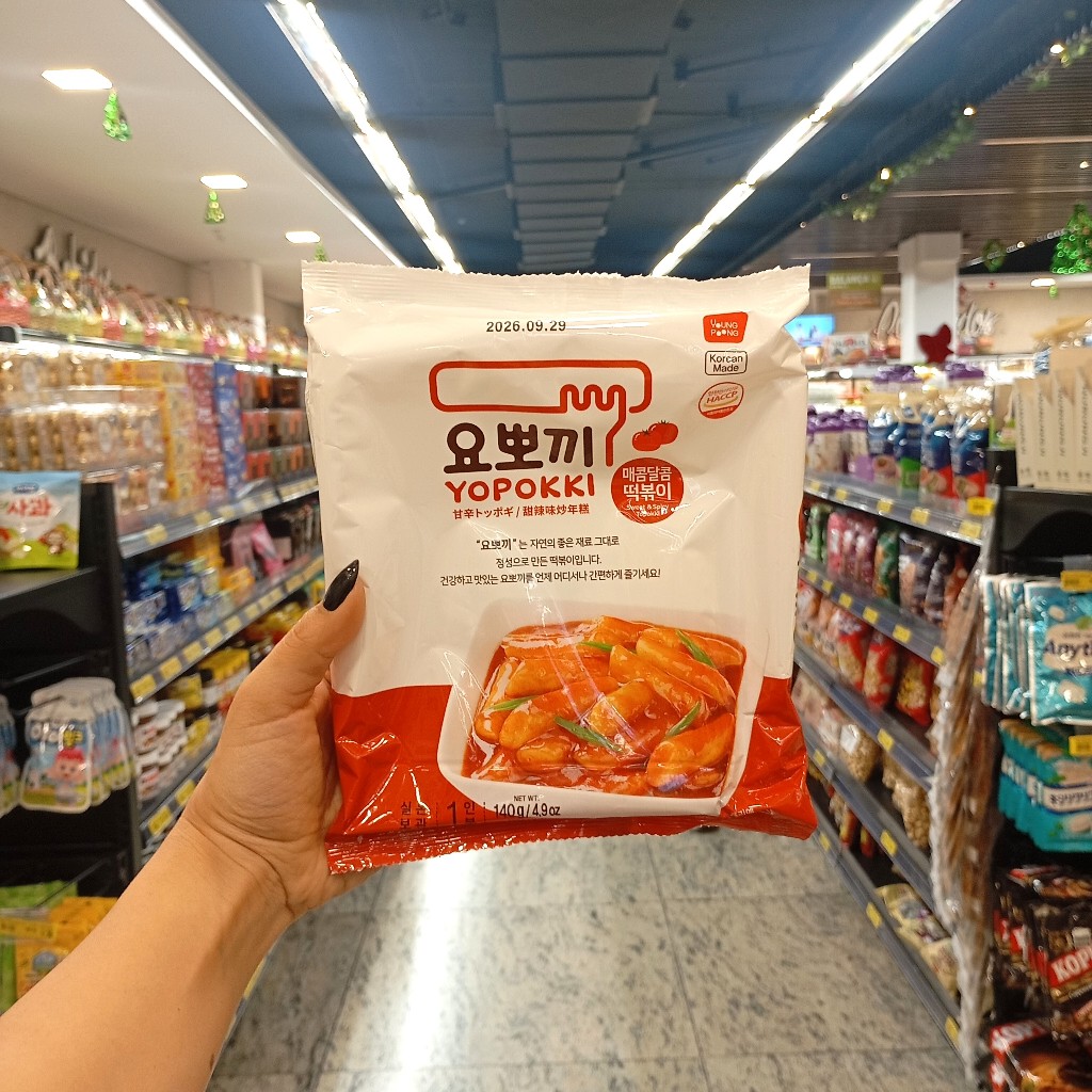 Massa de Arroz Sticks Yopokki Pouch Sabor Tradicional 140g - Pacote Menor