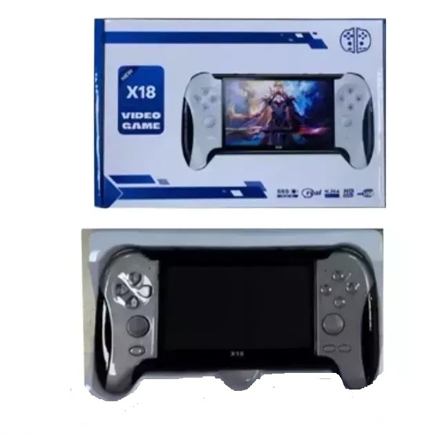 VideoGame Console X18 Portatil Tela 4.3” Screen-Retro Game-1500mAh
