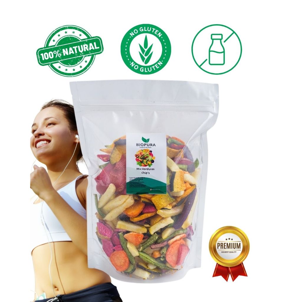 Mix de Verduras Liofilizadas Premium 500g-100% Natural Desitradas em Oferta na Shopee