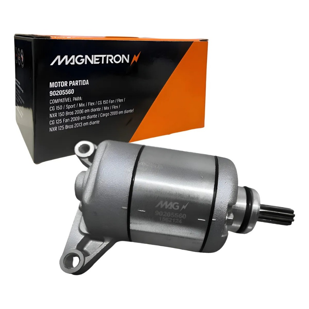 Motor de Partida Titan/ Fan/ Nxr Bros 150/ Fan 125 Magnetron em Oferta na Shopee