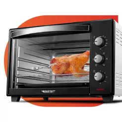Forno Eletrico Best 60 Litros Plus Preto/Branco 127V 1800W