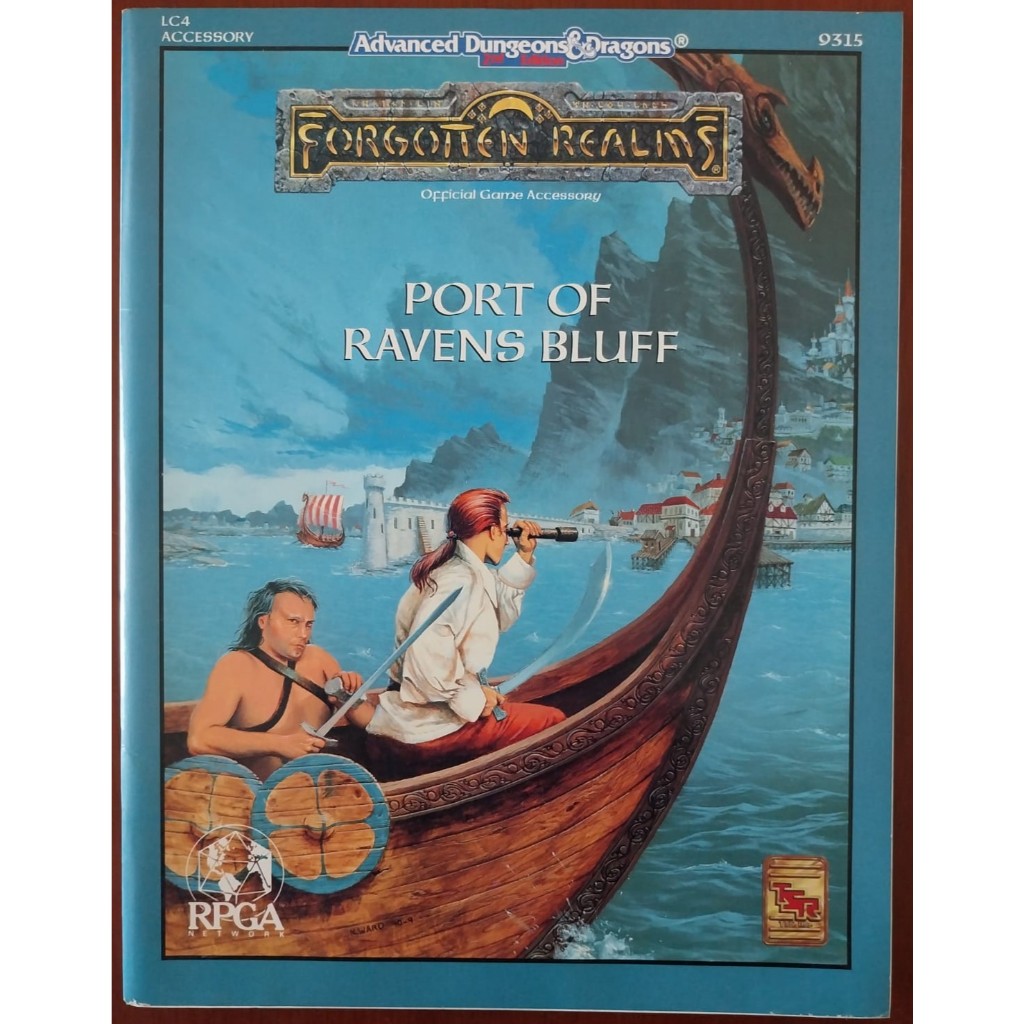 Port Of Ravens Bluff - Forgotten Realms - Advanced Dungeons And Dragons - Livro De Rpg/d&d/dnd
