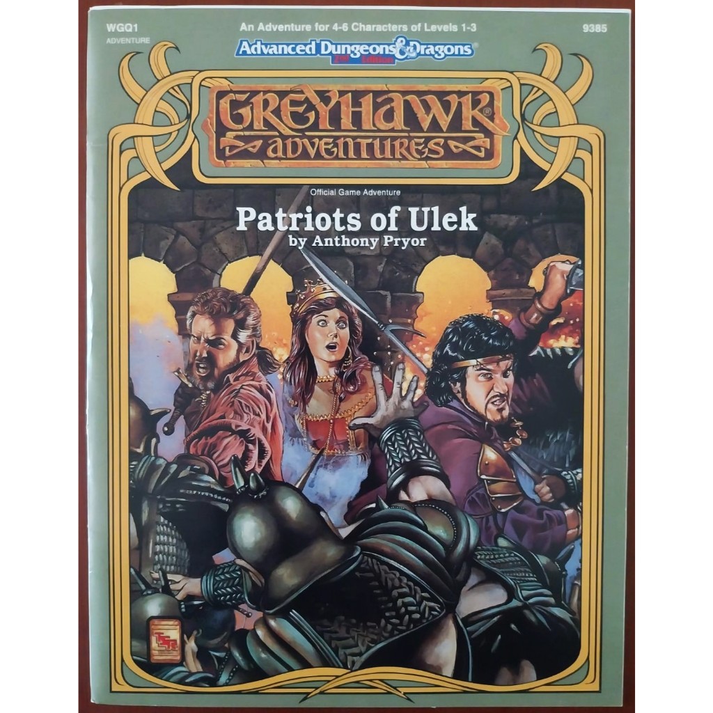 Greyhawk Adventure - Patriots of Ulek - Advanced Dungeons & Dragons