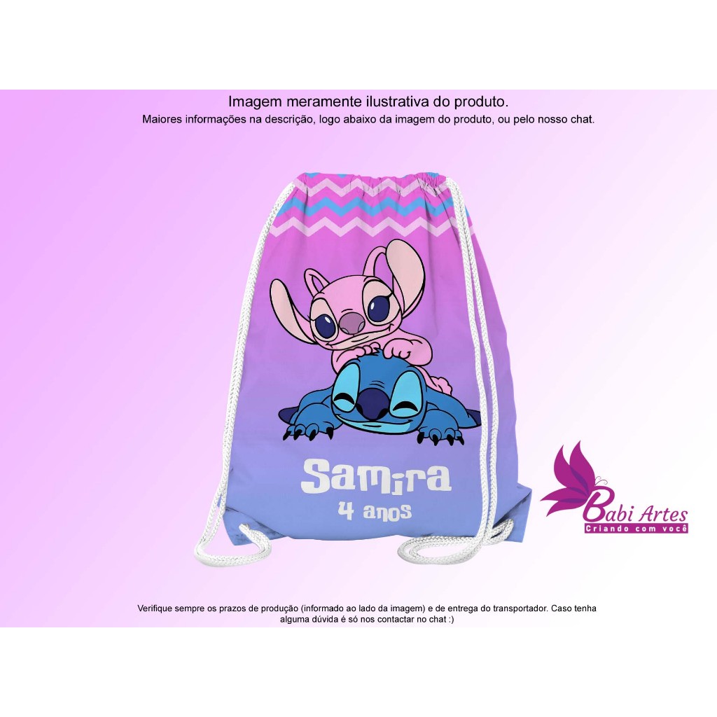 Mochilinha Personalizada Festa Aniversário Lembrancinha Infantil 19x28 cm