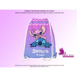 Mochilinha Personalizada Festa Aniversário Lembrancinha Infantil 19x28 cm em Oferta na Shopee