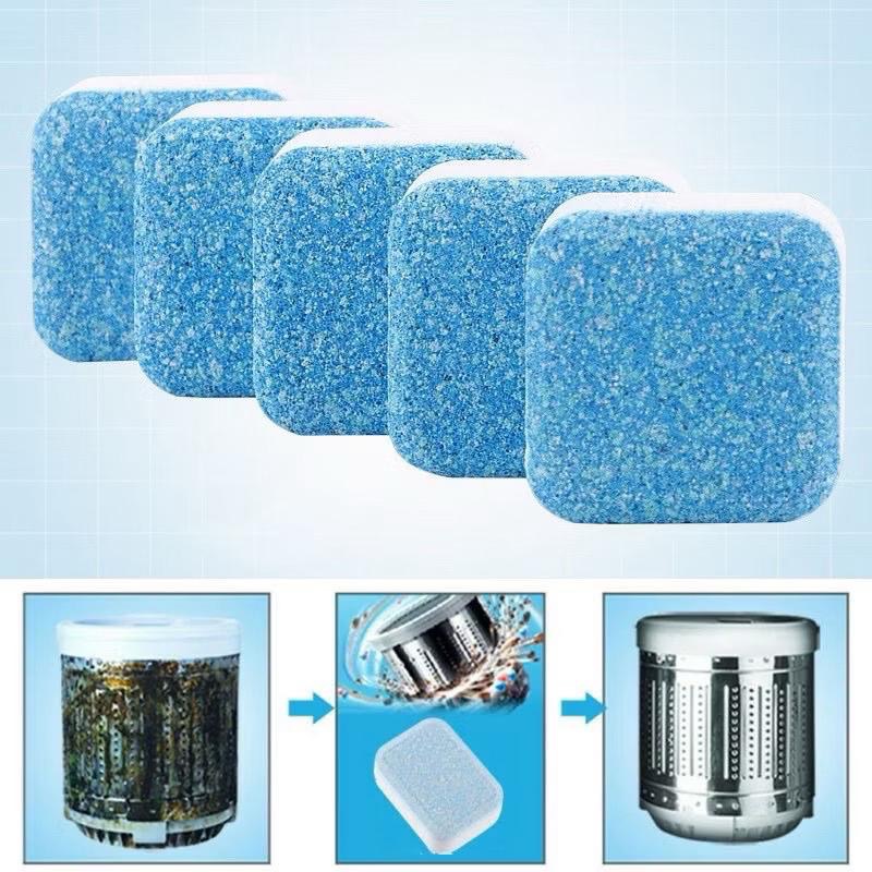 KIT 12/24/36 Pastilhas para Limpeza de Máquinas de Lavar Roupas Efervescentes Multifuncional em Oferta na Shopee