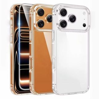 Capa Anti Impacto Transparente Para Iphone 17 / 17 Air / 17 Pro / 17 Pro Max  + Película 3D Vidro em Oferta na Shopee