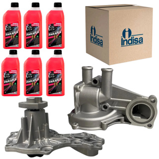 Kit Carcaça Da Bomba d'Água e Bomba D'Água Para Volkswagen Ford Com Motor AP Indisa + 6L Aditivo Paraflu Pronto Para Uso em Oferta na Shopee