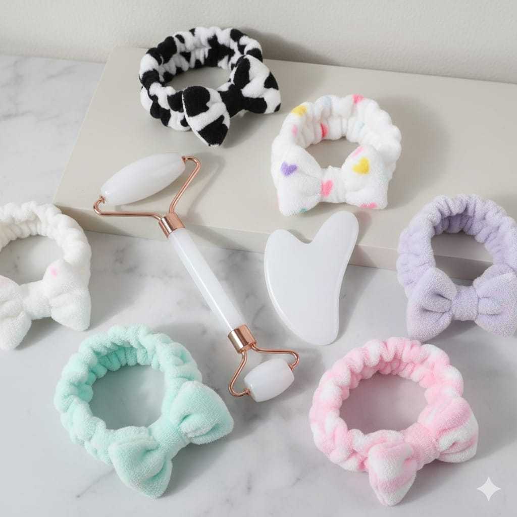 Rolos Rolinho Massageador Pedra De Jade no rosto – Facial Anti Rugas