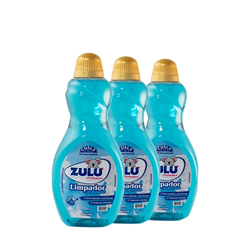 Kit 3 Limpadores Zulu Perfumes Algodão 500ml