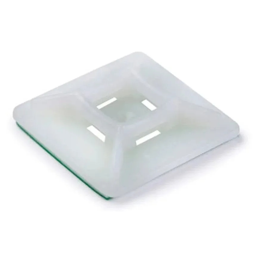 Fixador Auto-adesivo Dupla Face 19x19mm - Kit com 50 Unidades