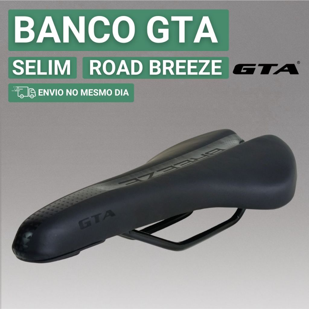 Banco de Bike Gta Selim de Bicicleta 275x145 Selim Bike Confortavel Road Breeze