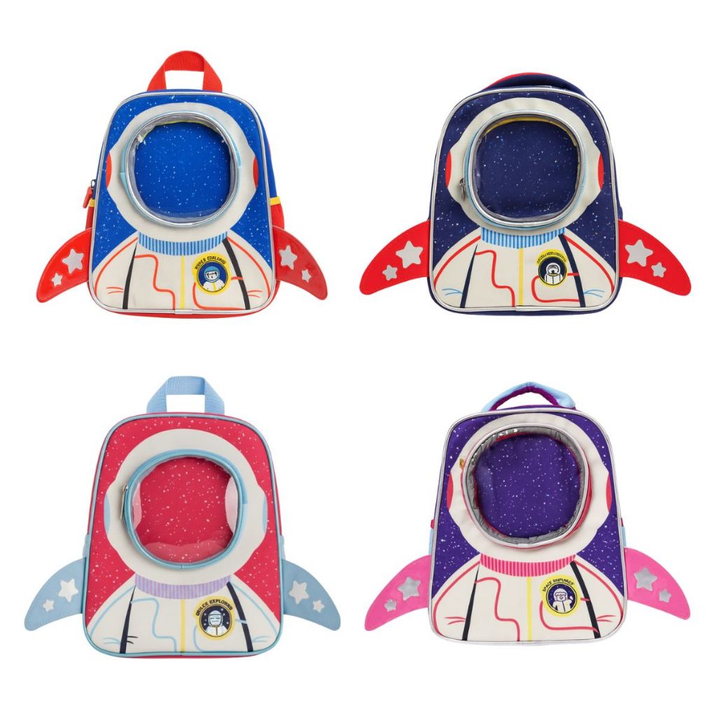 Mochila Infantil Bebe Creche Escolar Animado Astronauta