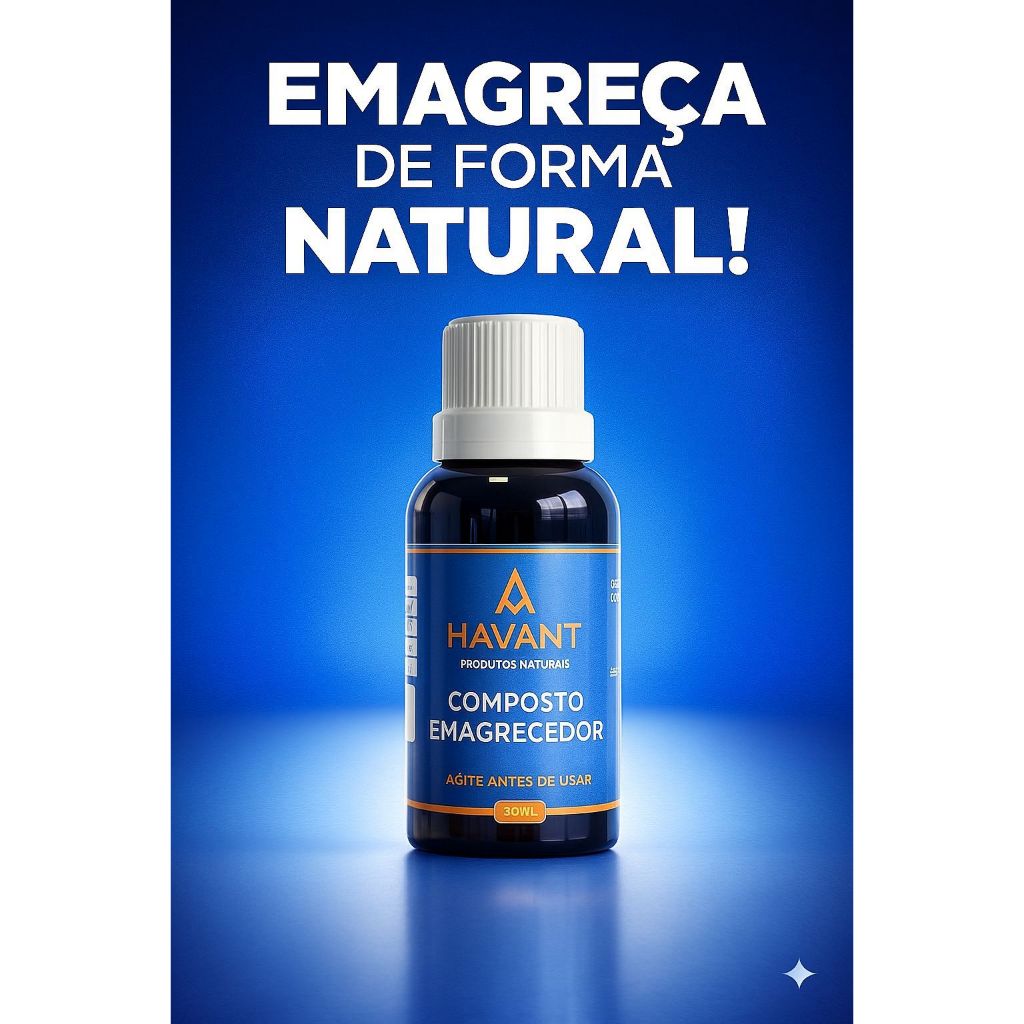 COMPOSTO INIBIDOR DE APETITE 30ML HAVANT 100% NATURAL