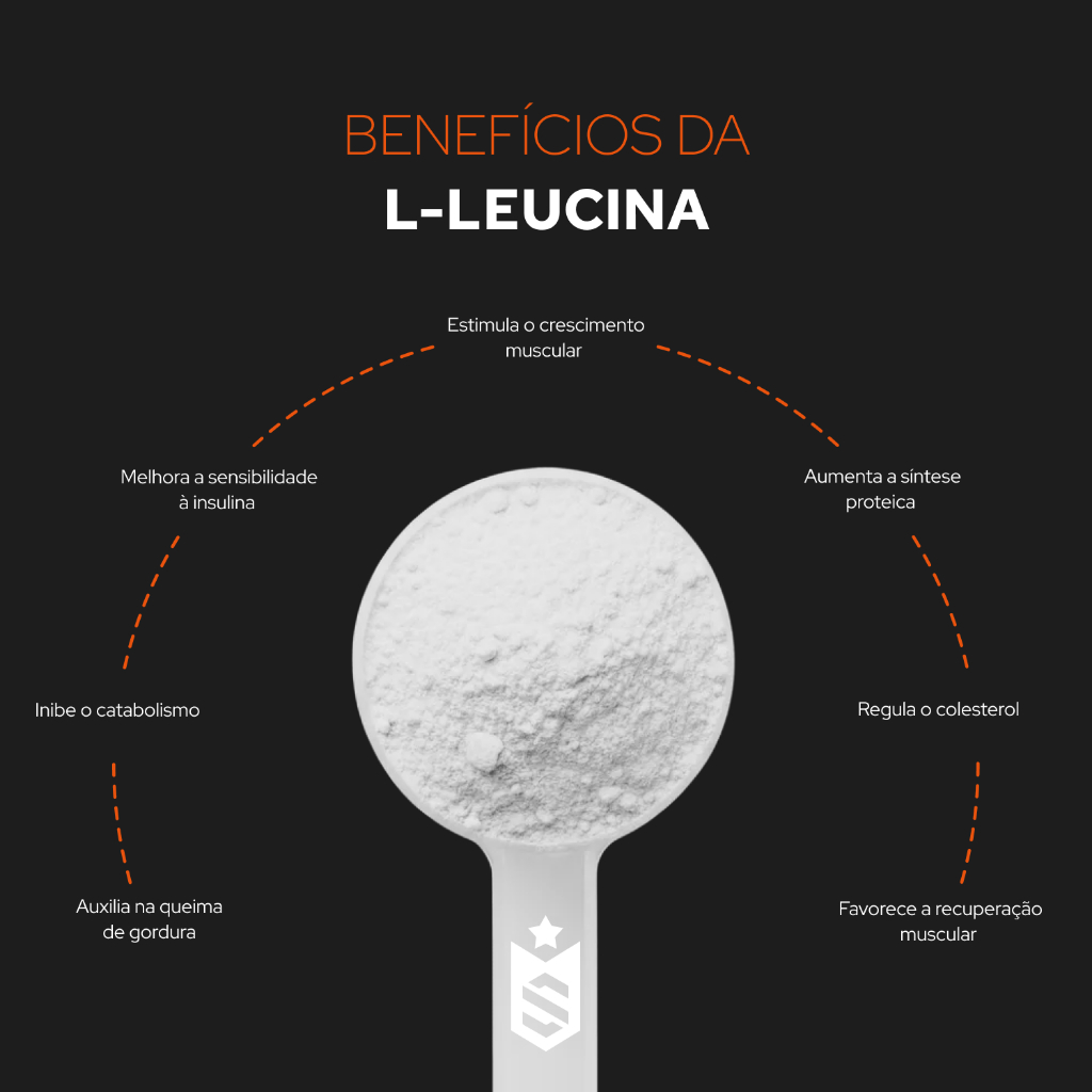 L-Leucina 500g 100% Pura Importada Soldiers Nutrition Aminoácido Suplemento Nutricional Recuperação Muscular · foto 2