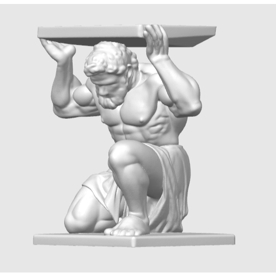 Suporte de GPU Atlas Titã - Holder para Placa de Vídeo Anti-Sag Decoração Gamer 3D