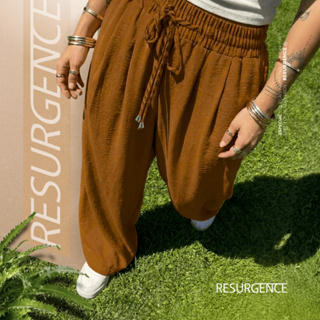 Calça Pantalona Duna Feminina Cintura Alta Com Elástico Confortável Tendência Blogueira Kit Social em Oferta na Shopee