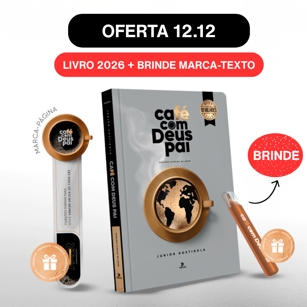 CAFÉ COM DEUS PAI EDIÇÃO 2026 | + BRINDE MARCA-TEXTO EXCLUSIVO