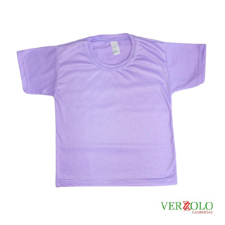Camisa Lilás Infantil VERZZOLO 100% Poliéster Sublimação Personalização em Oferta na Shopee