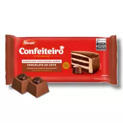 Chocolate Cobertura Ao Leite 500g Barra Chocolate Para Derreter e Banhar Doces*