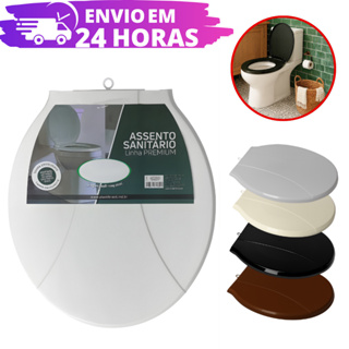 Tampa de Vaso Privada Oval PREMIUM Modelo Universal Assento Sanitário Clássico em Oferta na Shopee