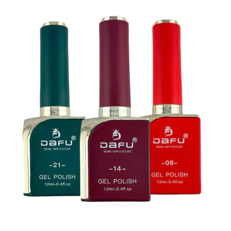 Esmalte em Gel Dafu 12ml Lançamento Cores Sofisticadas Alta Pigmentação Nail Designer Manicure