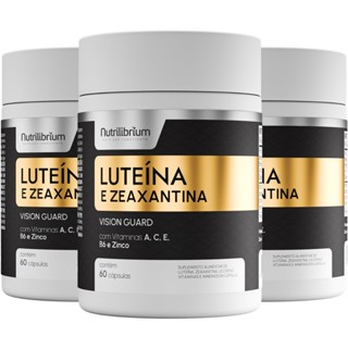 Kit 3x Luteína e Zeaxantina Vision Guard Total 180 Caps Nutrilibrium em Oferta na Shopee