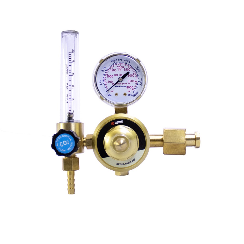 Regulador Aeme CO2 Com Fluxômetro