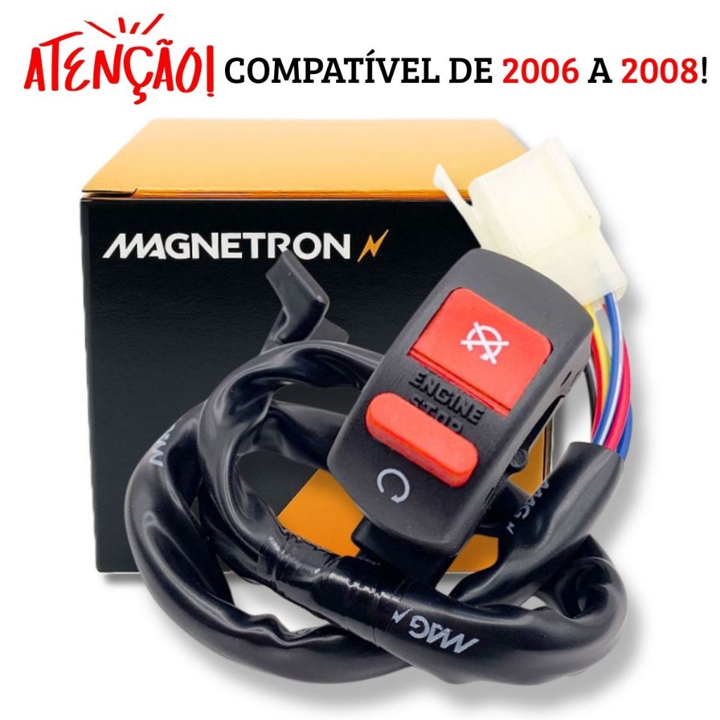 Punho de Partida Xr 250 Tornado 2006 2007 2008 Magnetron em Oferta na Shopee